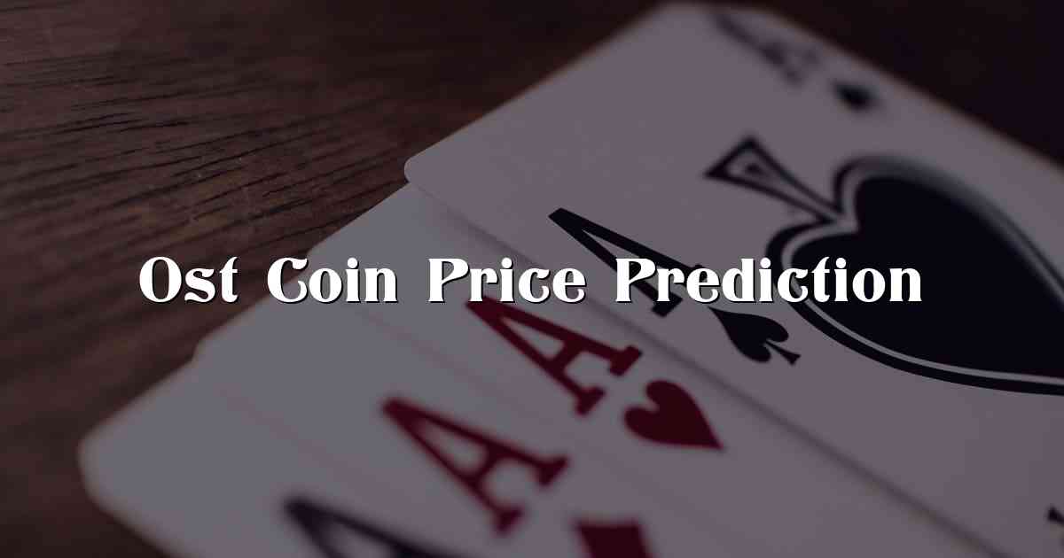 Ost Coin Price Prediction