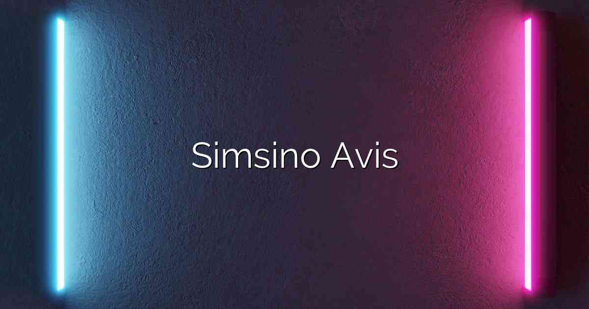 Simsino Avis